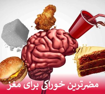 مضرترین خوراکی برای مغز