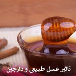 تاثیر عسل طبیعی و دارچین