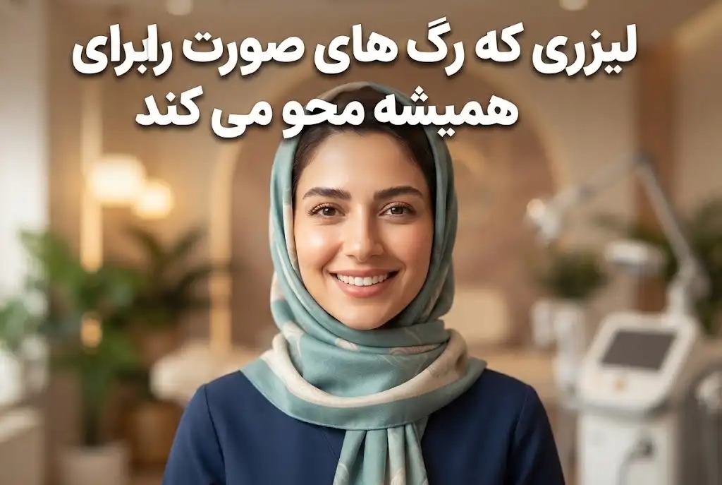 لیزری که رگ های صورت را برای همیشه محو می کند