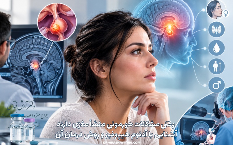 وقتی مشکلات هورمونی منشأ مغزی دارند؛ آشنایی با آدنوم هیپوفیز و روش درمان آن